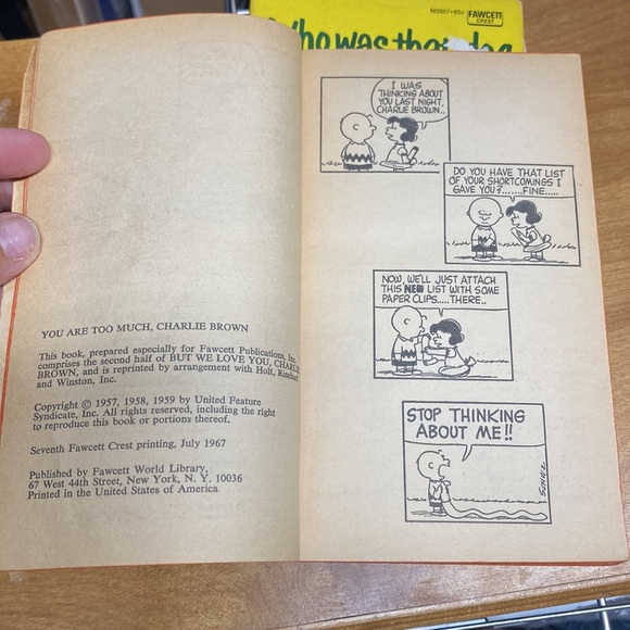 Vintage Charlie Brown Comic Book Lot 6 books - Picture 8 of 8